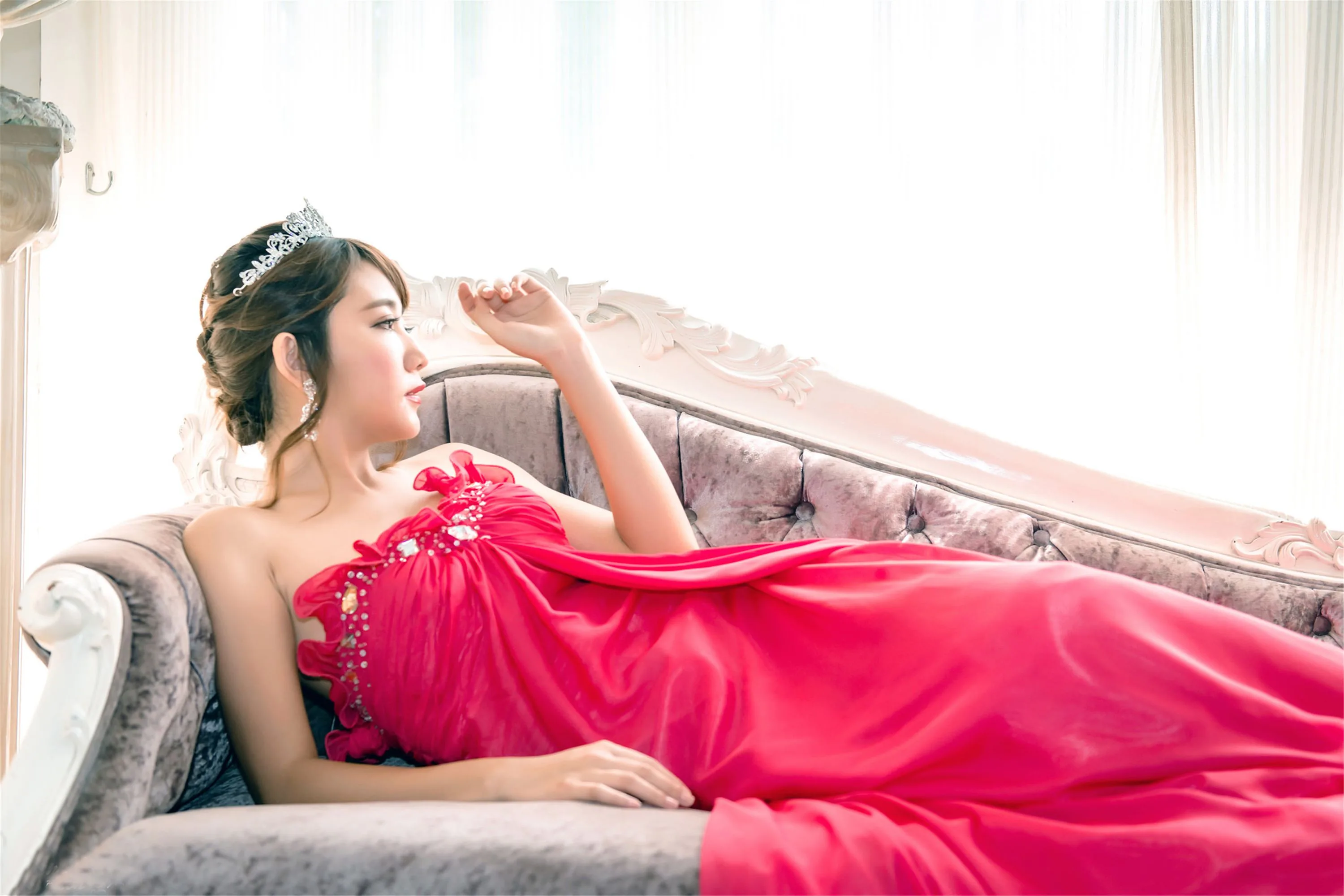 [Vẻ đẹp Đài Loan] Vẻ đẹp thanh lịch Hsu Ching-Lin - Hoa hồng nở rộ - 10