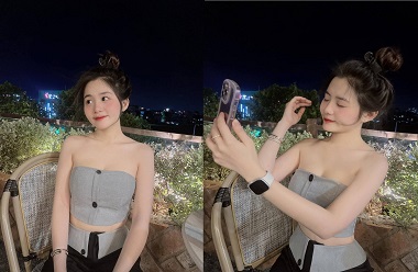 Minh Tú thủ dâm đẫm mồ hôi